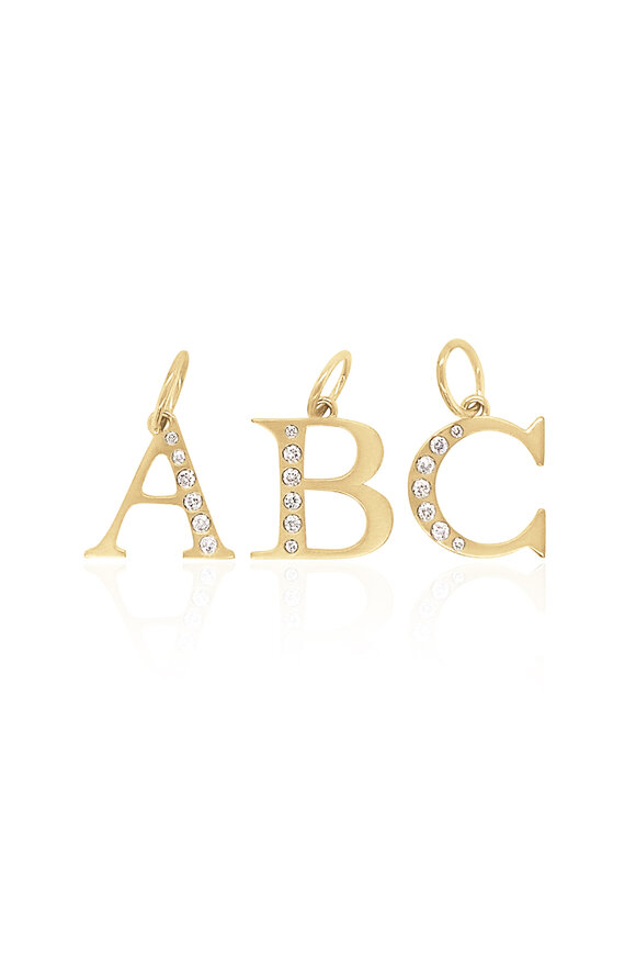 Claudia Mae - Letter A Charm Pendant