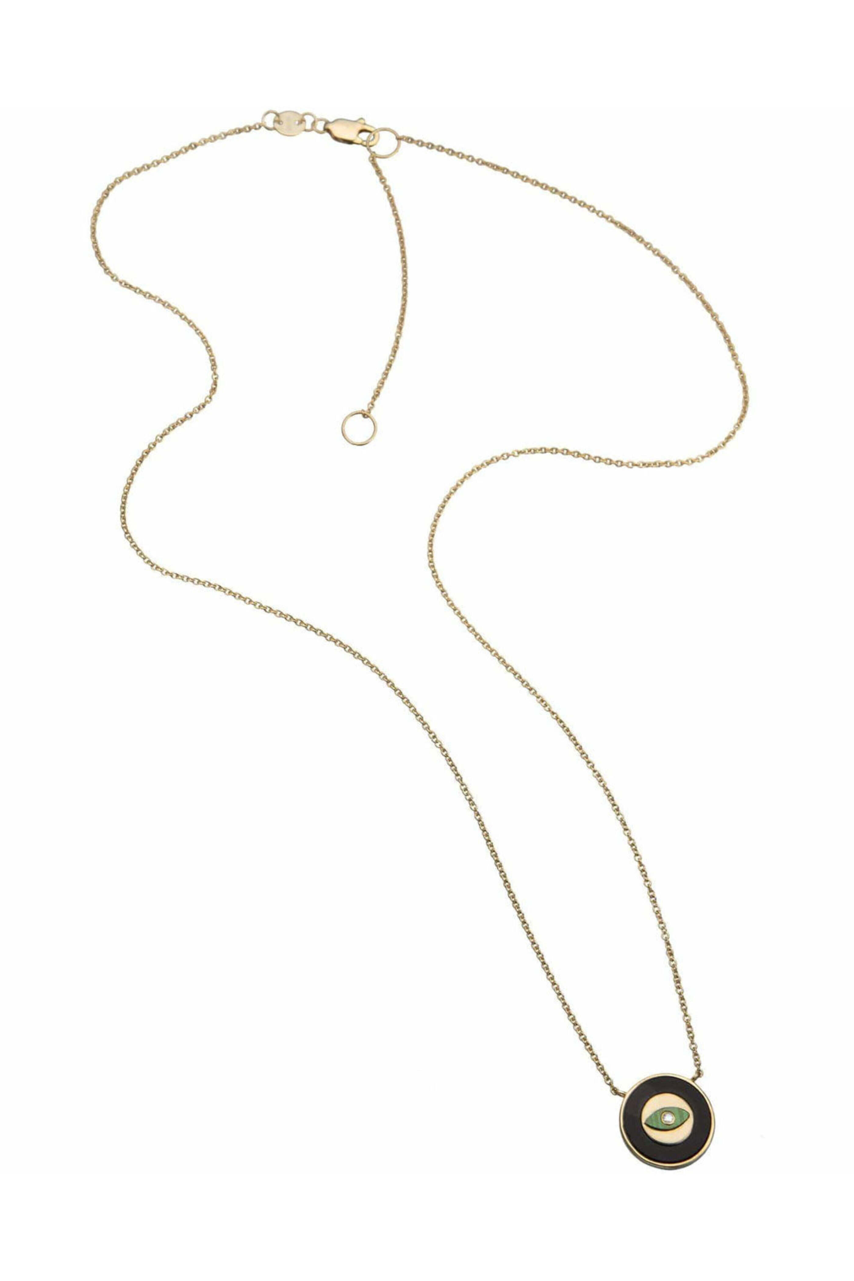 Jennifer Zeuner Jewelry - 14k Yellow Gold Plated Silver Yani Mini Necklace