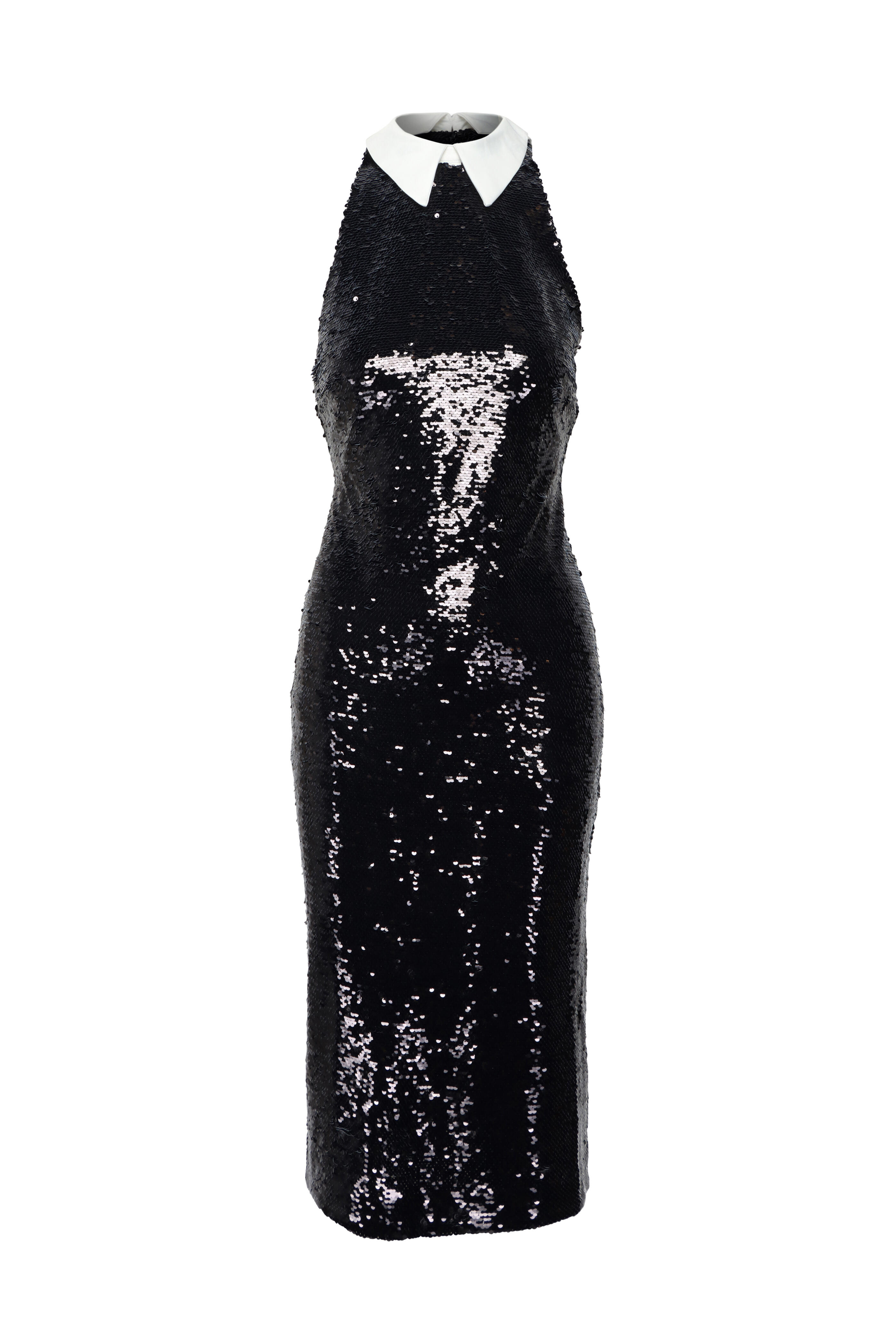 L'Agence - Lilith Black & White Sequin Dress
