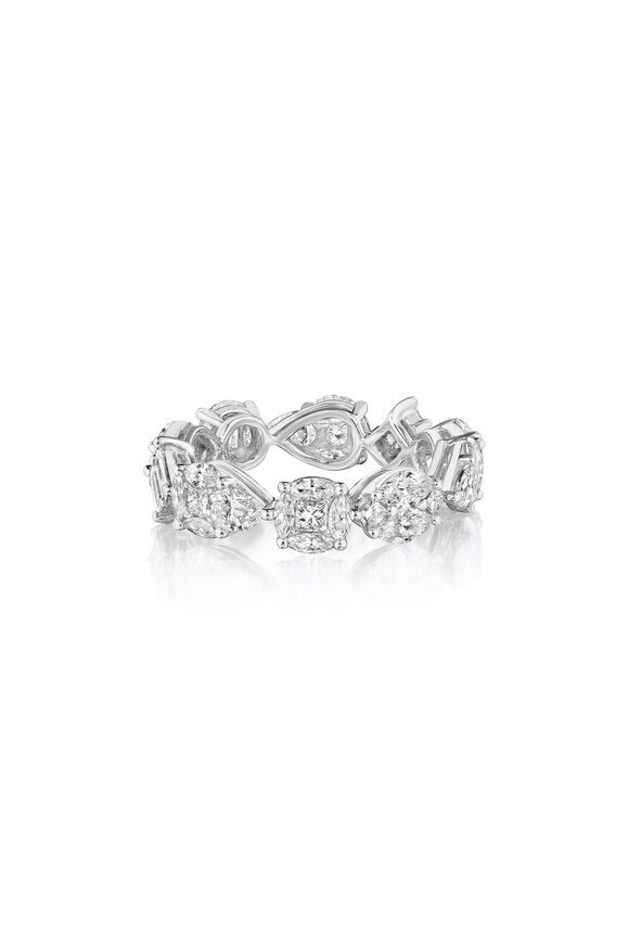 Nam Cho - 2.5CT Fancy Shape Diamond Eternity Band