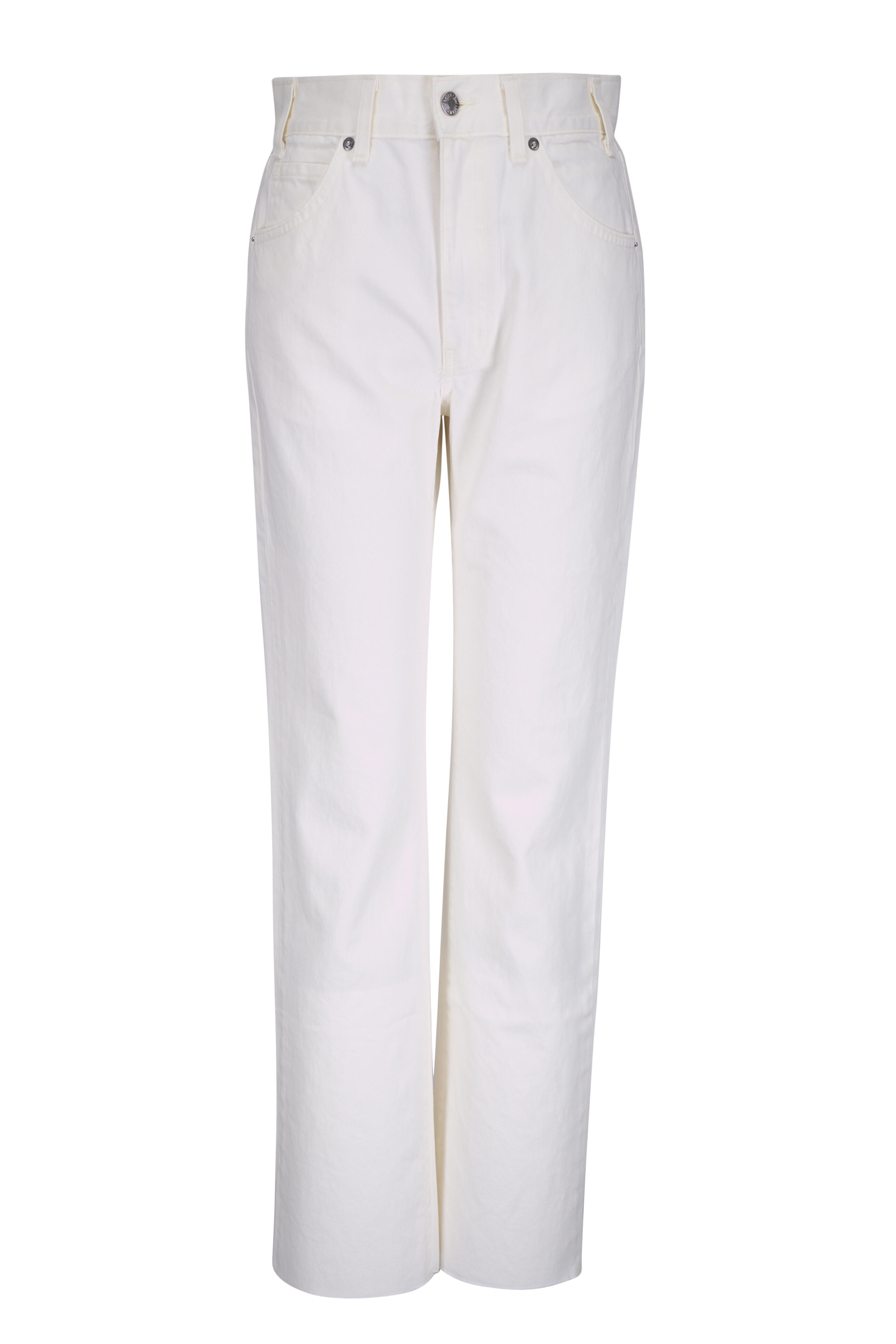 Nili Lotan - Calla Cream Straight Leg Jean