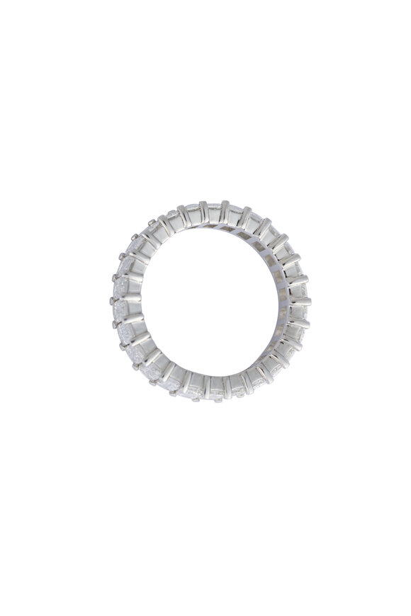 Lowy & Co White Gold Diamond Eternity Band Ring - view 2