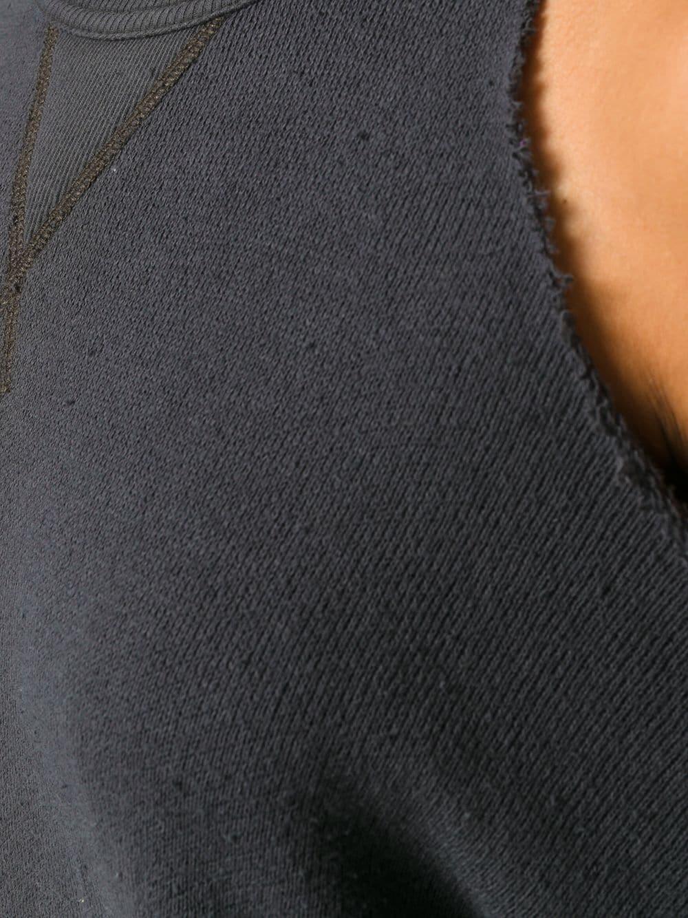 R13 - Vintage Black Distorted Sweatshirt