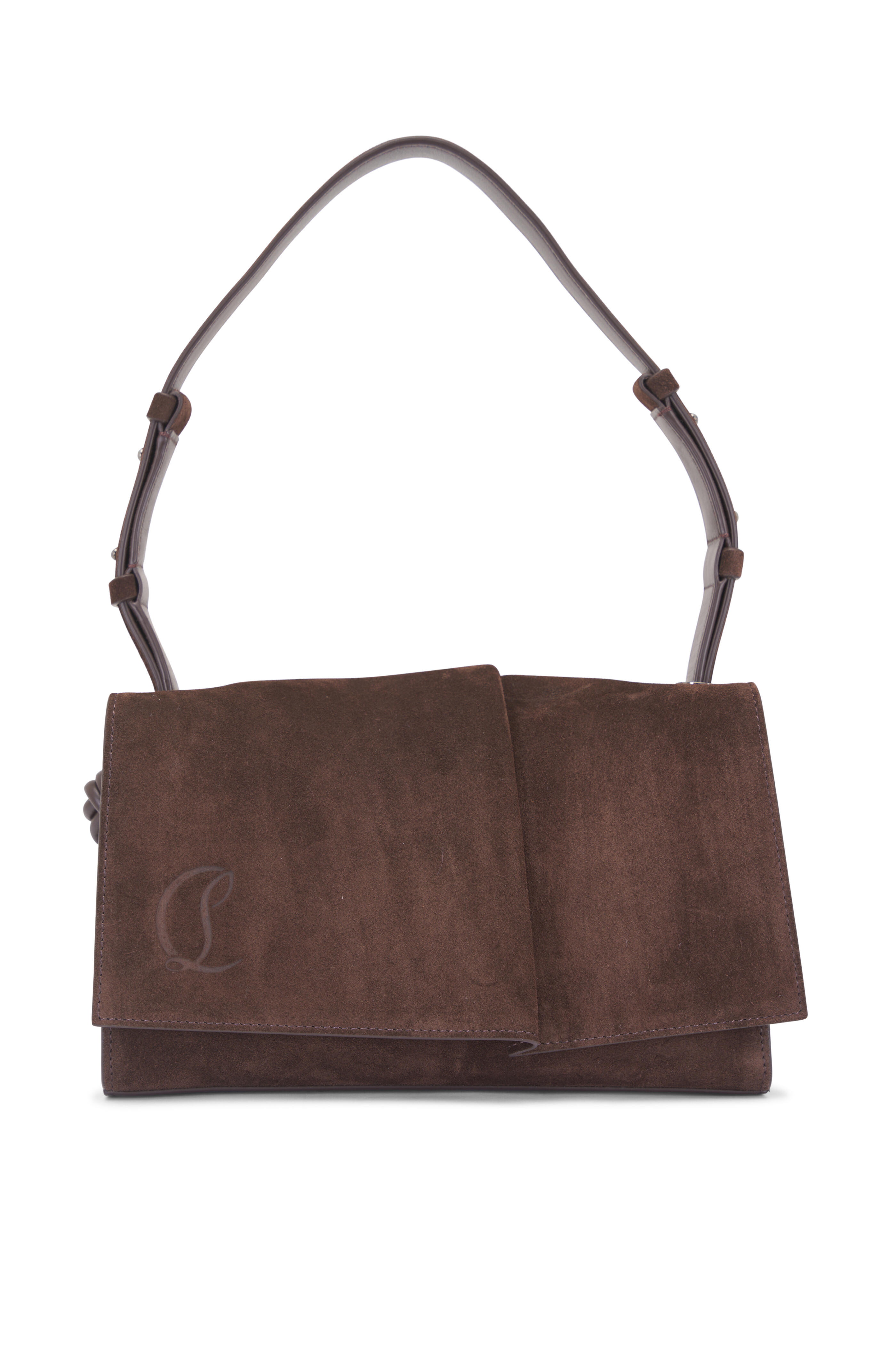 バッグ・カバンその他 Christian Louboutin Baggy small beige shoulder bag in suede Baggy Small suede shoulder bag in beige - Christian