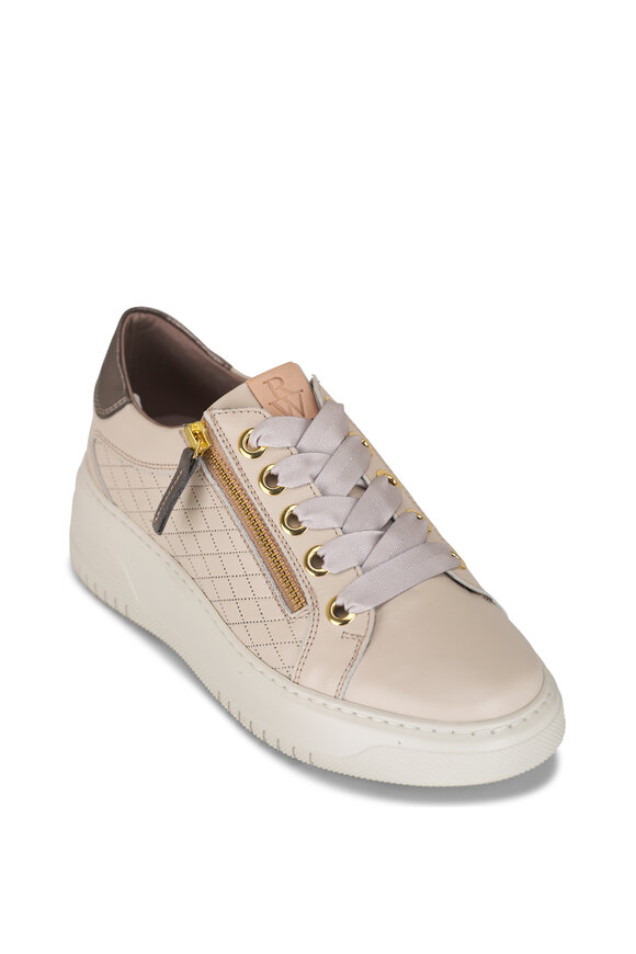 Ron White Ominie Ice Quilted Leather Sneaker