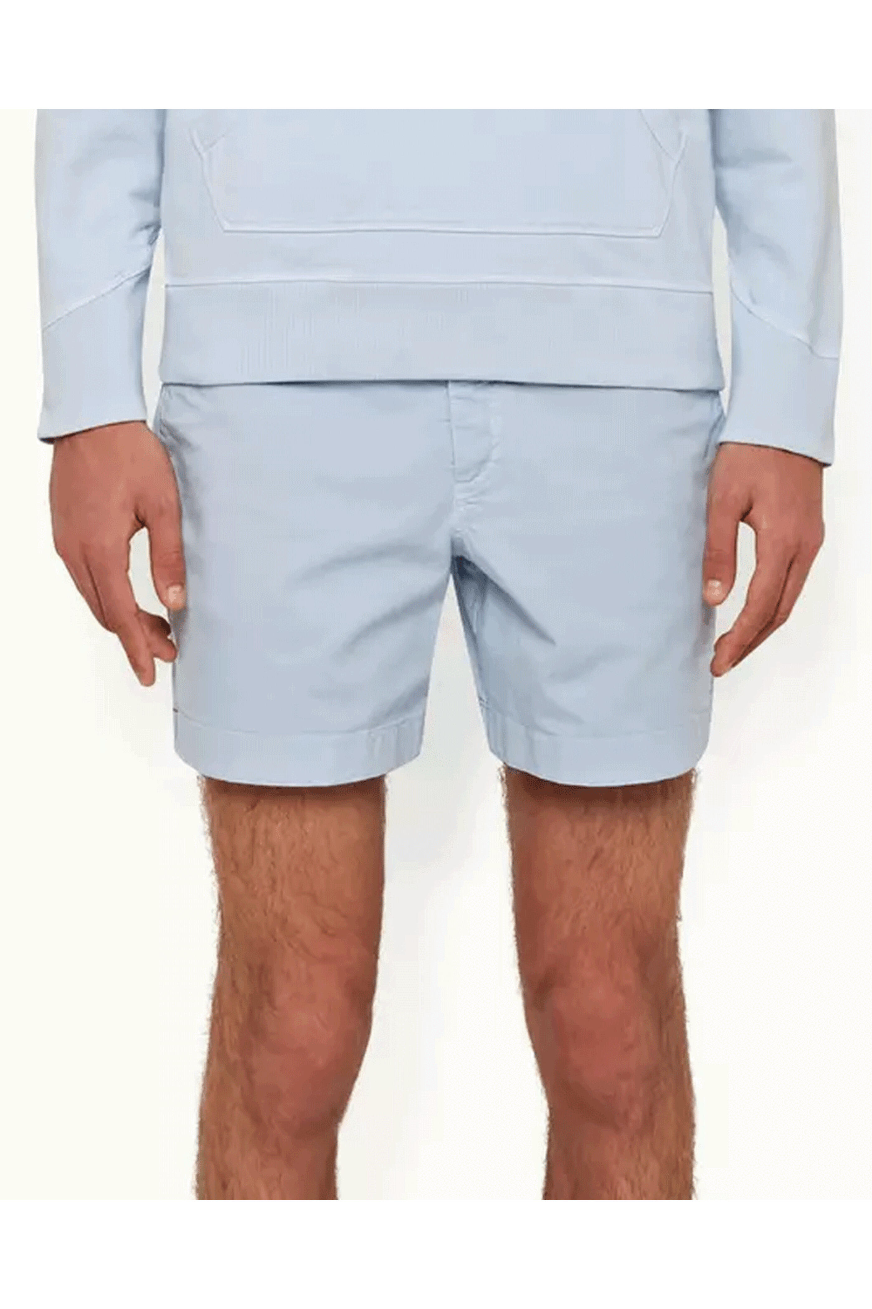 Orlebar Brown - Ice Blue Dane II Cotton Twill Short