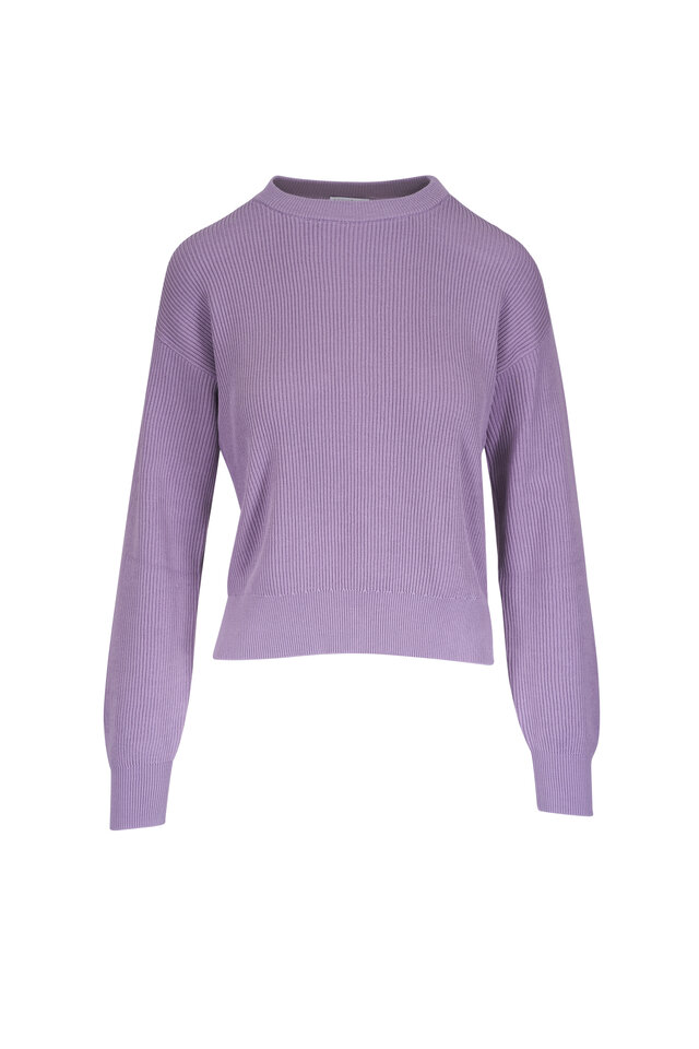 Tシャツ・カットソー Brunello Cucinelli Lilac Purple Crew Neck T-Shirt Brunello Cucinelli Lilac Purple Crew Neck T-Shirt | THE LIST