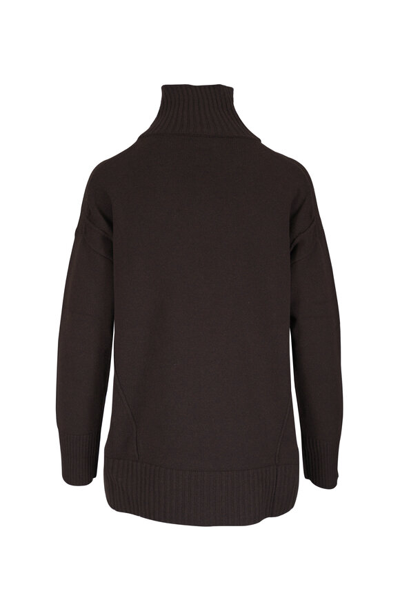 Lafayette 148 New York Truffle Cashmere Turtleneck Sweater - view 3