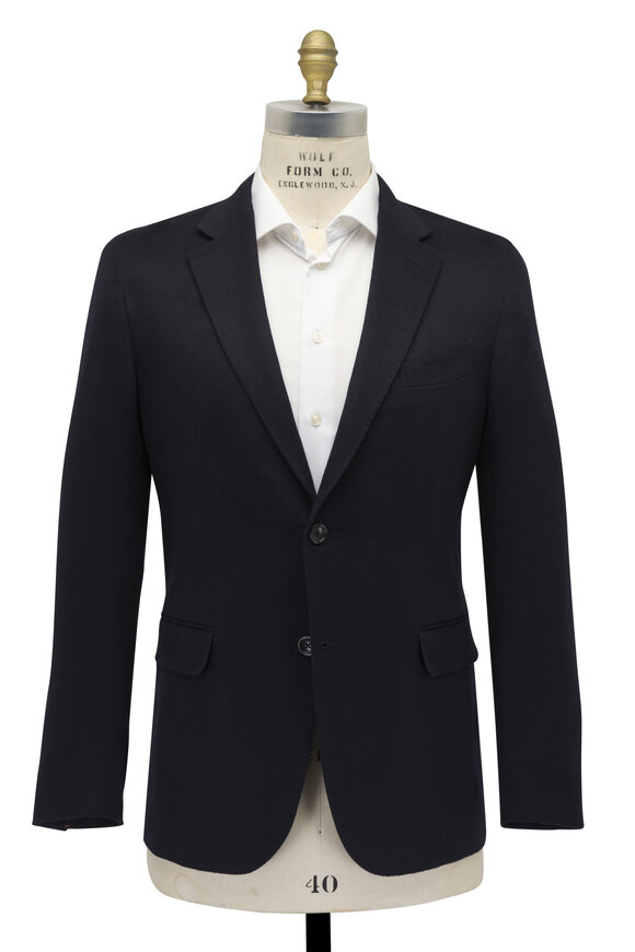 Zegna - Oasi Navy Blue Cashmere Sportcoat