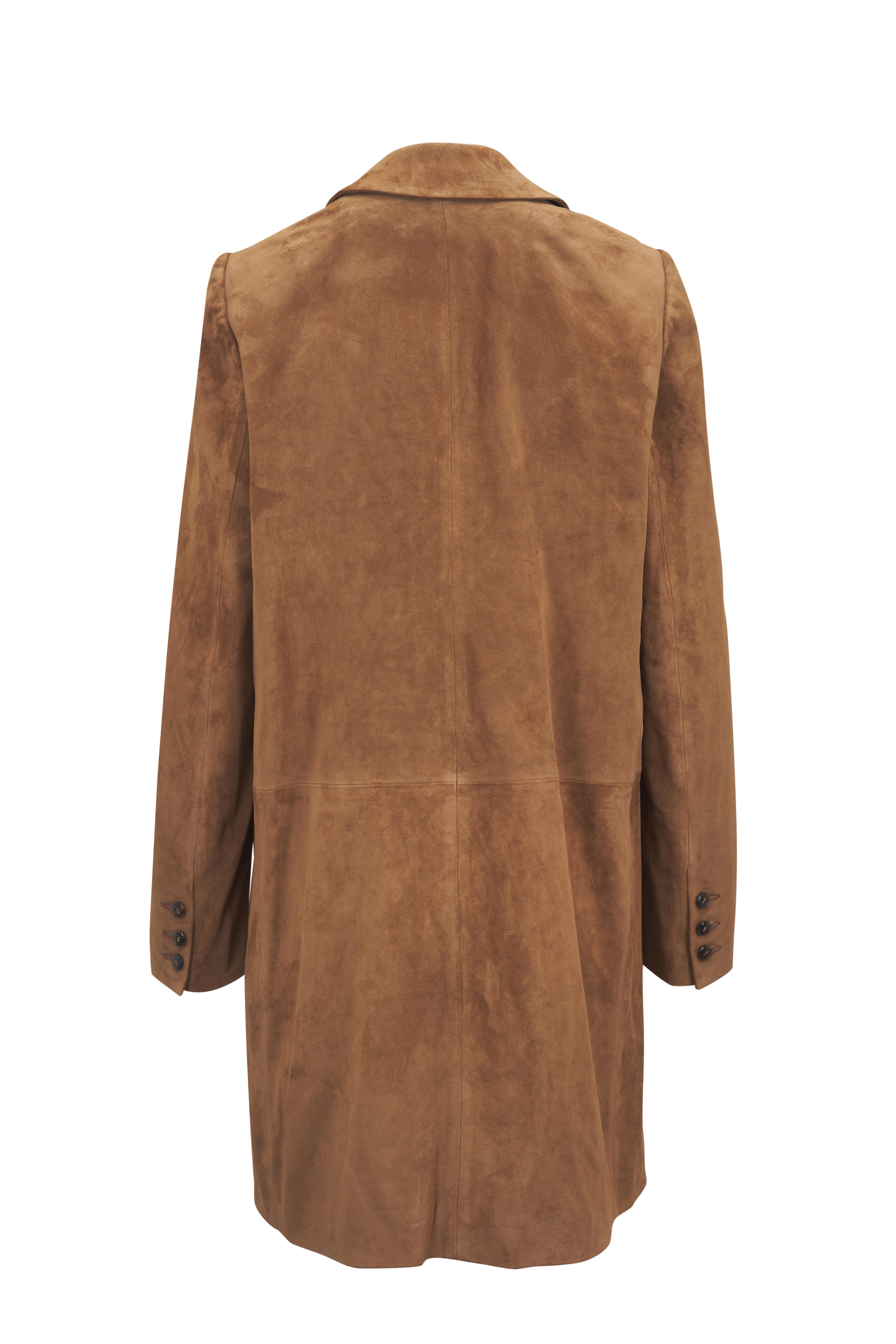 TWP - Easy Natural Suede Car Coat | Mitchell Stores