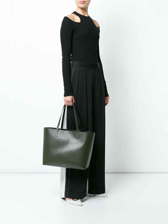 Mansur gavriel saffiano tote hotsell