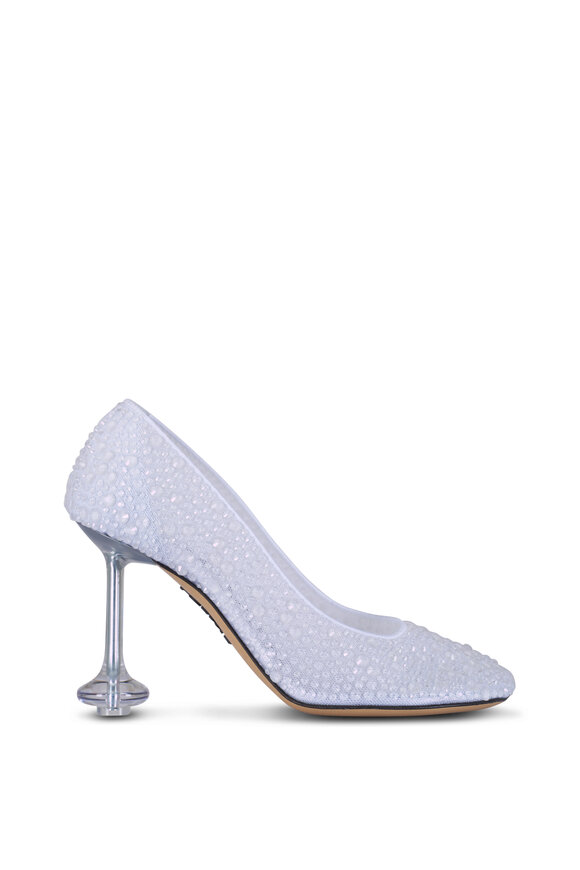 Loewe Toy Transparent Embellished Pump, 90mm - view 3