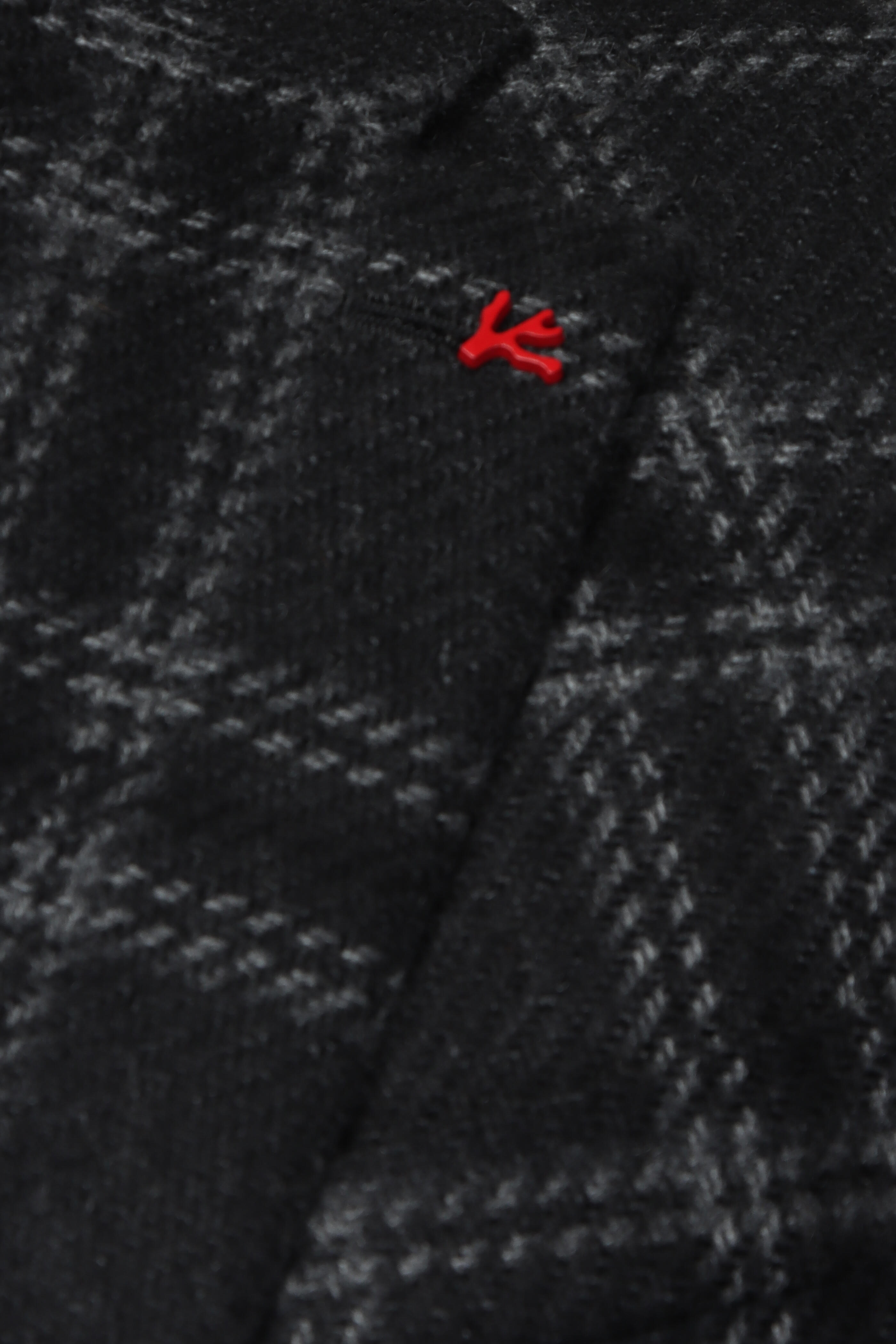 Isaia - Black & Gray Windowpane Cashmere Sportcoat