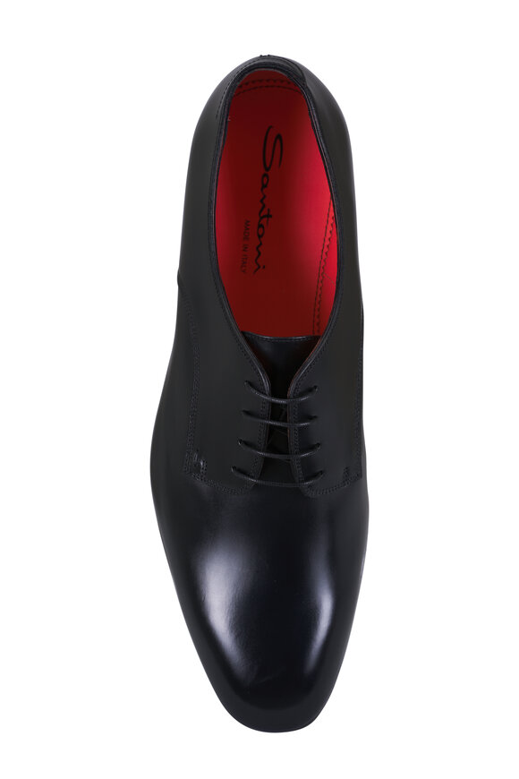 Santoni Archer B Black Leather Dress Shoe - view 3