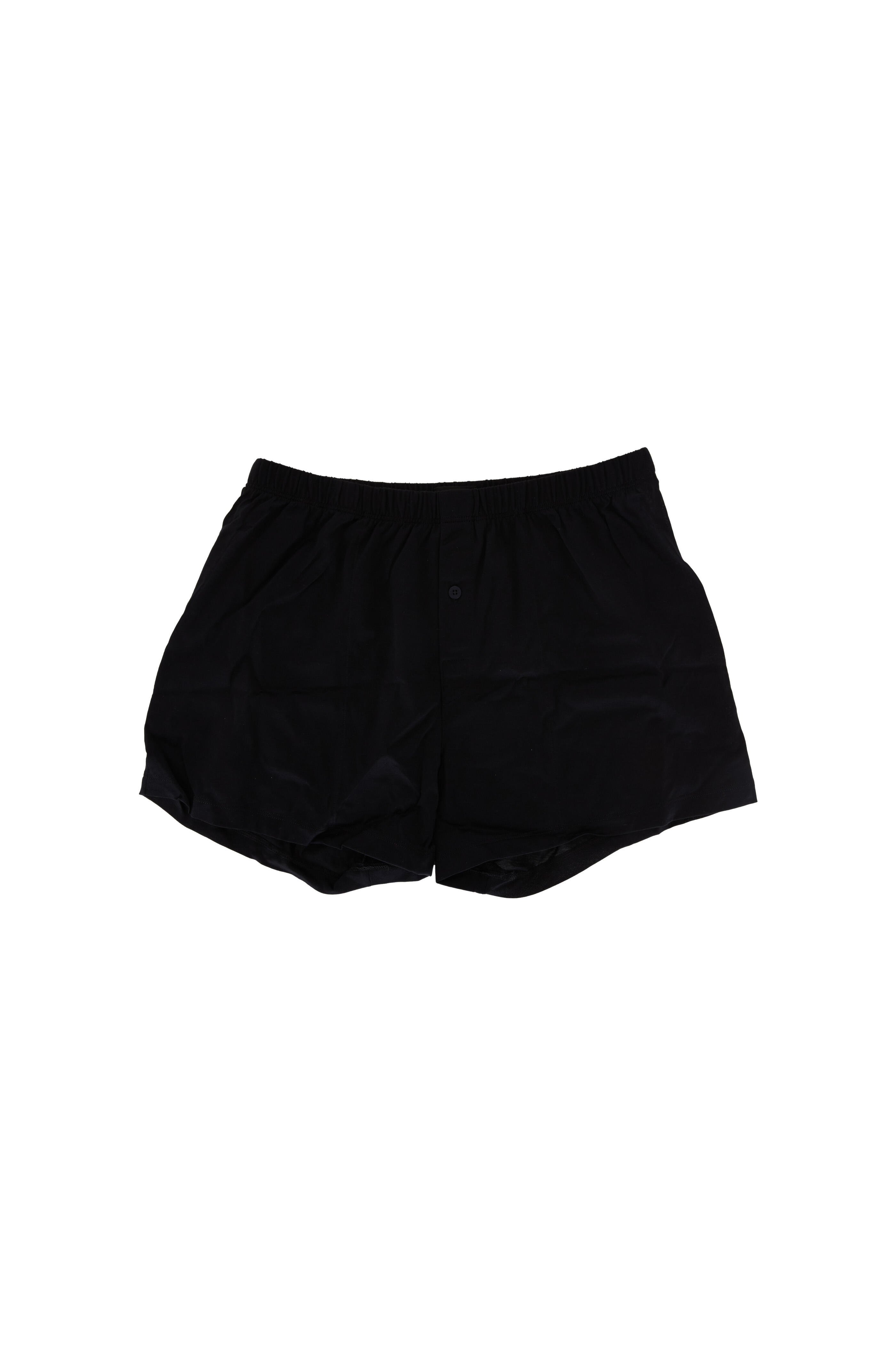 Hanro - Black Cotton Boxer Short | Mitchell Stores