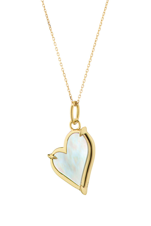 Monica Rich Kosann 18k Yellow Gold Mother of Pearl Necklace