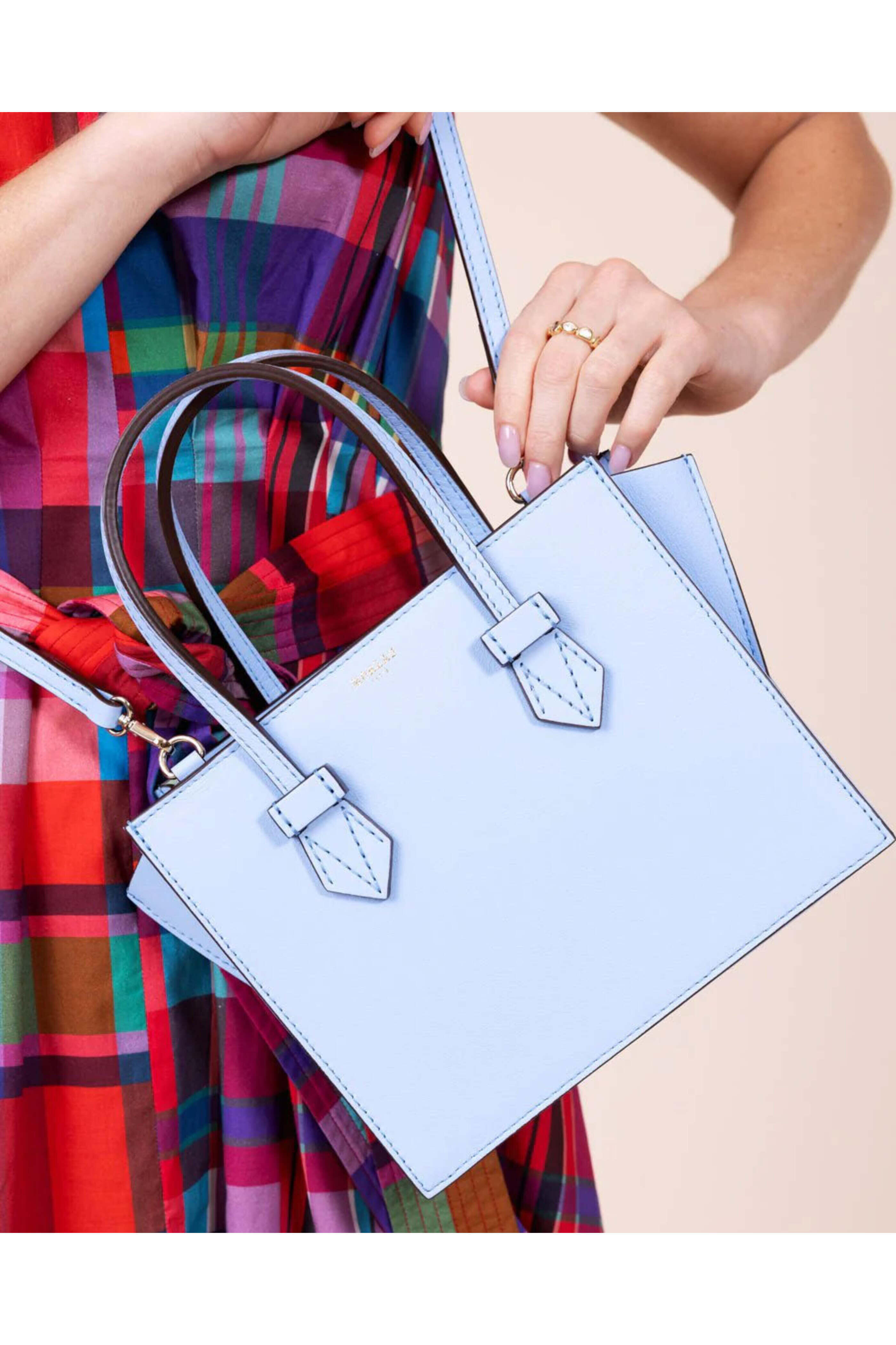 Moreau Paris - Bregancon Stand Up Bag in Light Blue