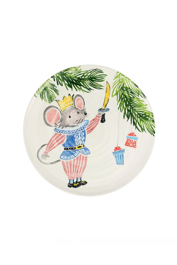 Vietri Nutcrackers Mouse King Platter