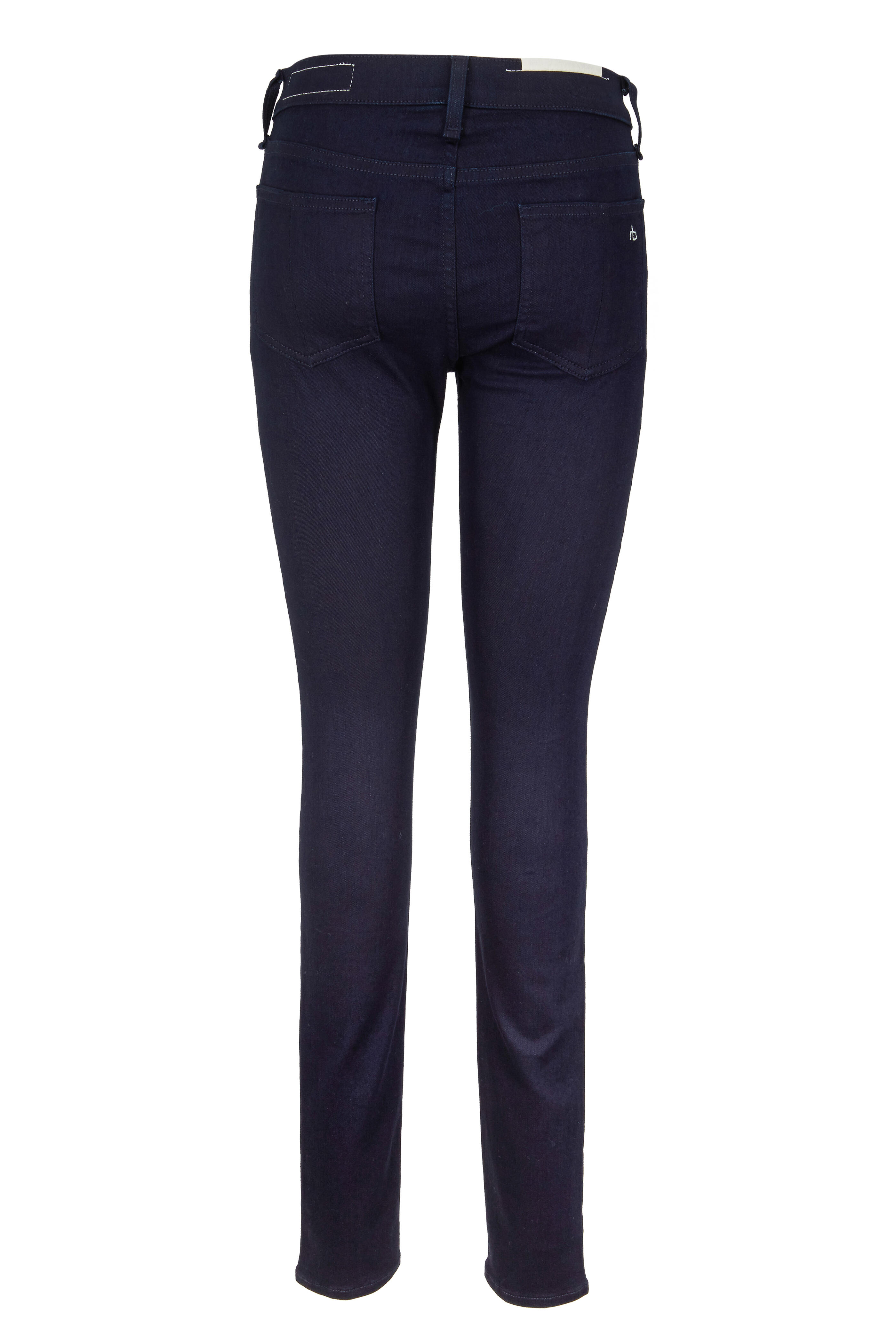 Rag & Bone - Indigo Wash High Rise Skinny Jeans - view 2