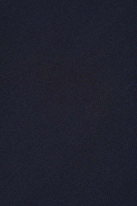 Brioni Midnight Washed Herringbone Silk Necktie - view 2