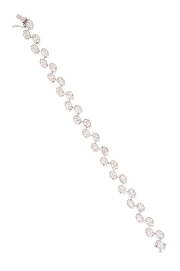 Lowy & Co 18k White Gold Diamond Bracelet - view 1