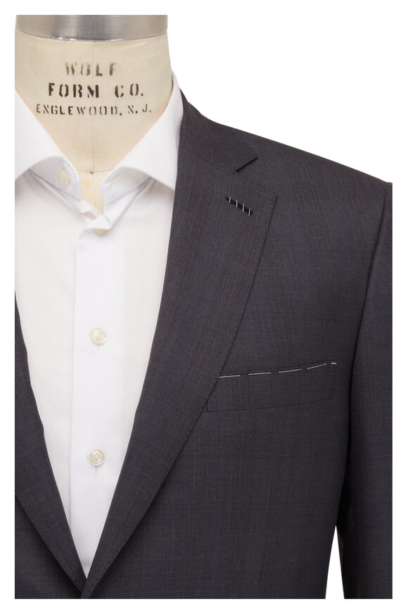 Brioni - Gray Wool & Silk Suit