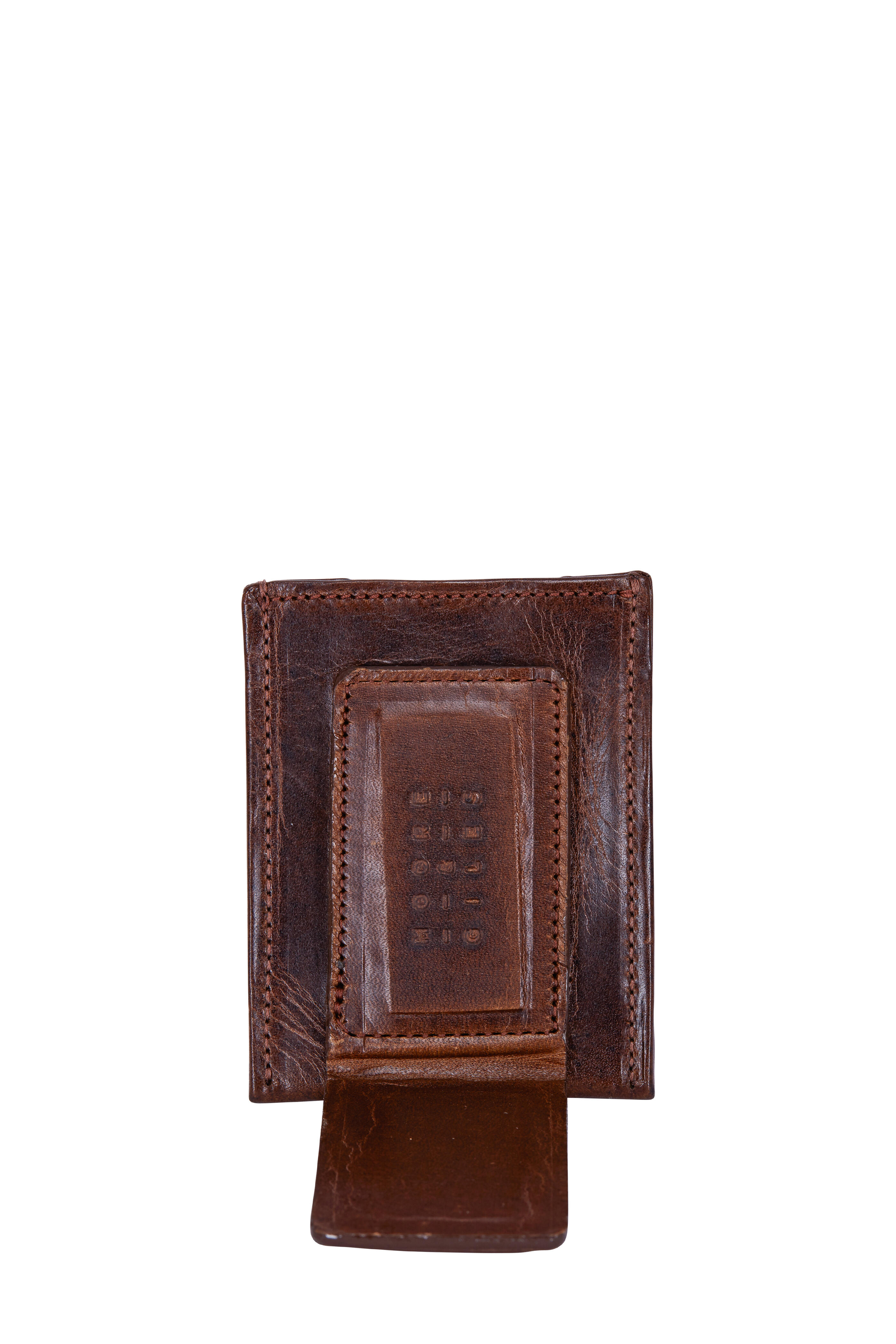 Moore & Giles - Brompton Brown Money Clip Wallet
