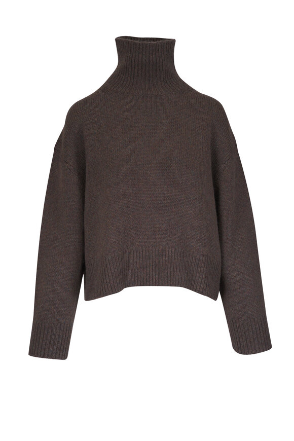 Nili Lotan Tabitha Redwood Melange Cashmere Sweater