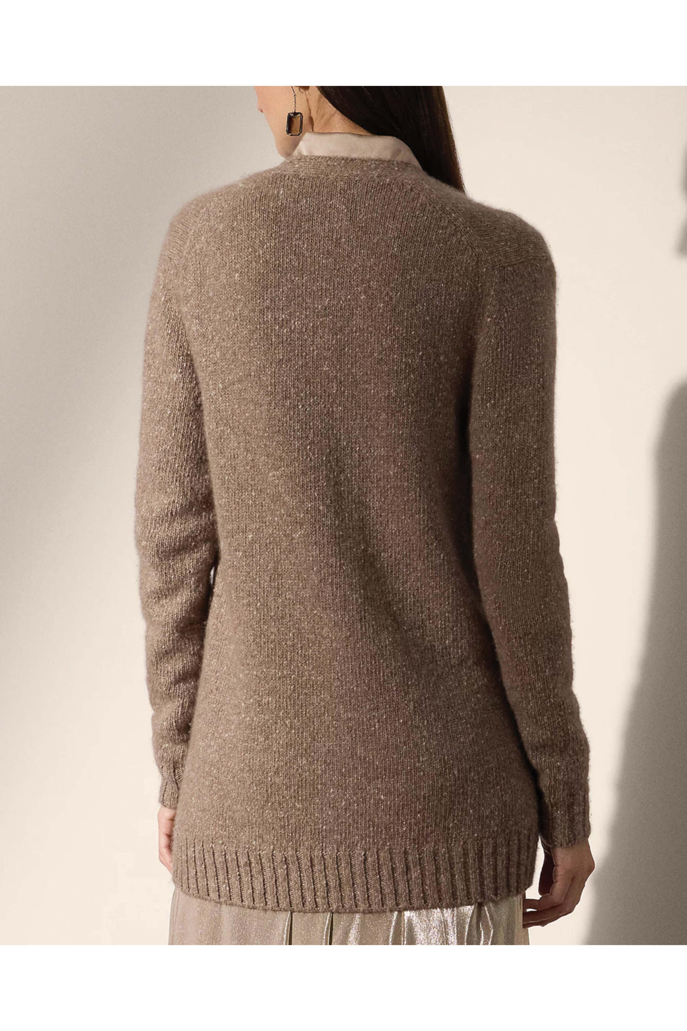 Ralph Lauren - Light Truffle Donegal Cardigan | Mitchell Stores