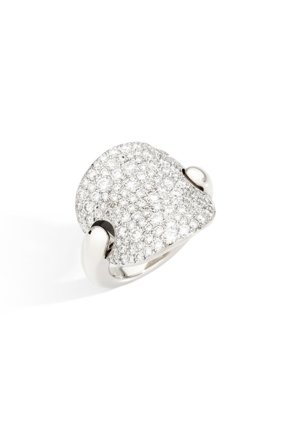 Pomellato Sabbia White Gold & Diamond Ring