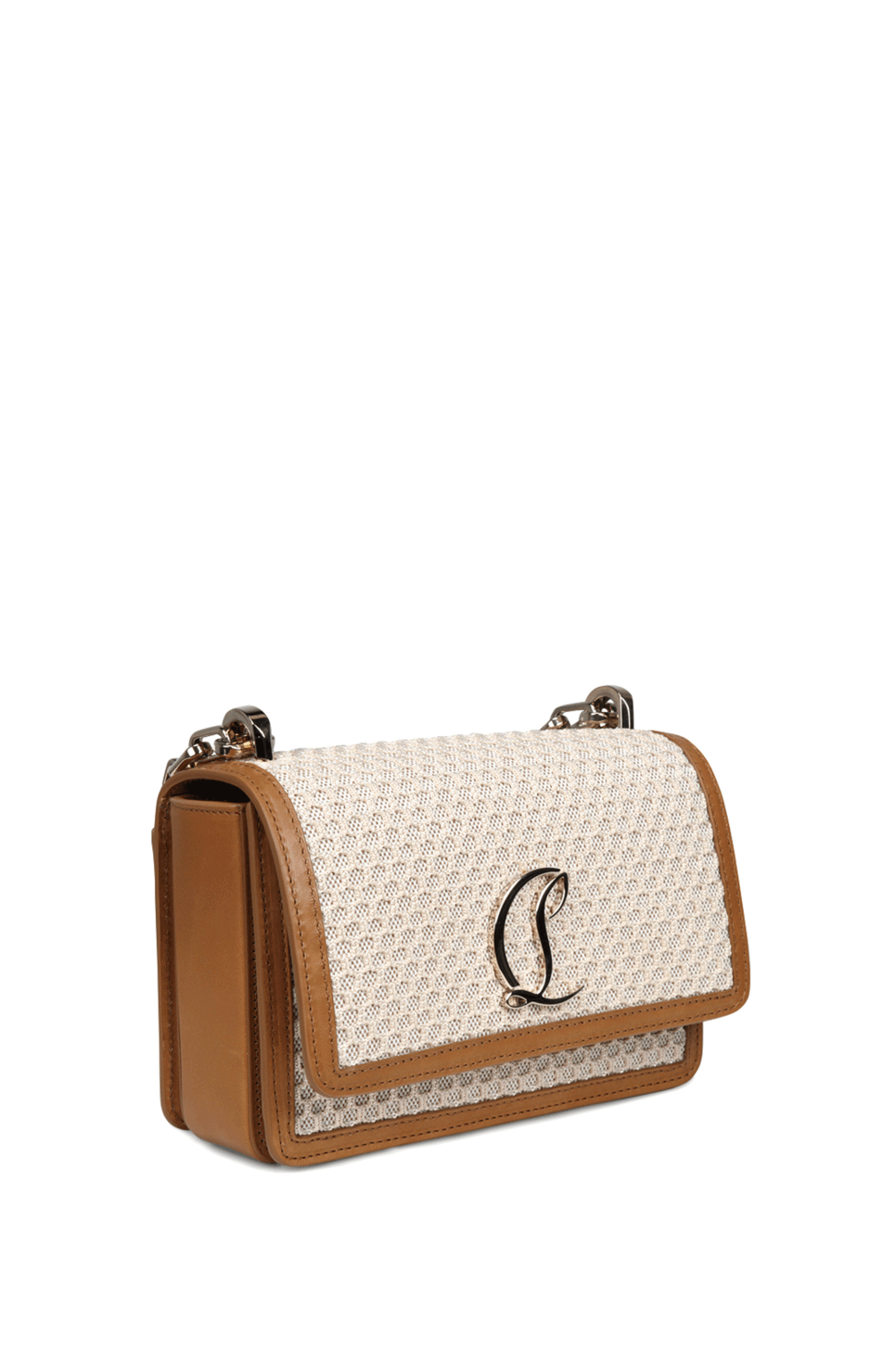 Christian Louboutin - Small Loubi54 Canvas Crossbody Bag in Lionne