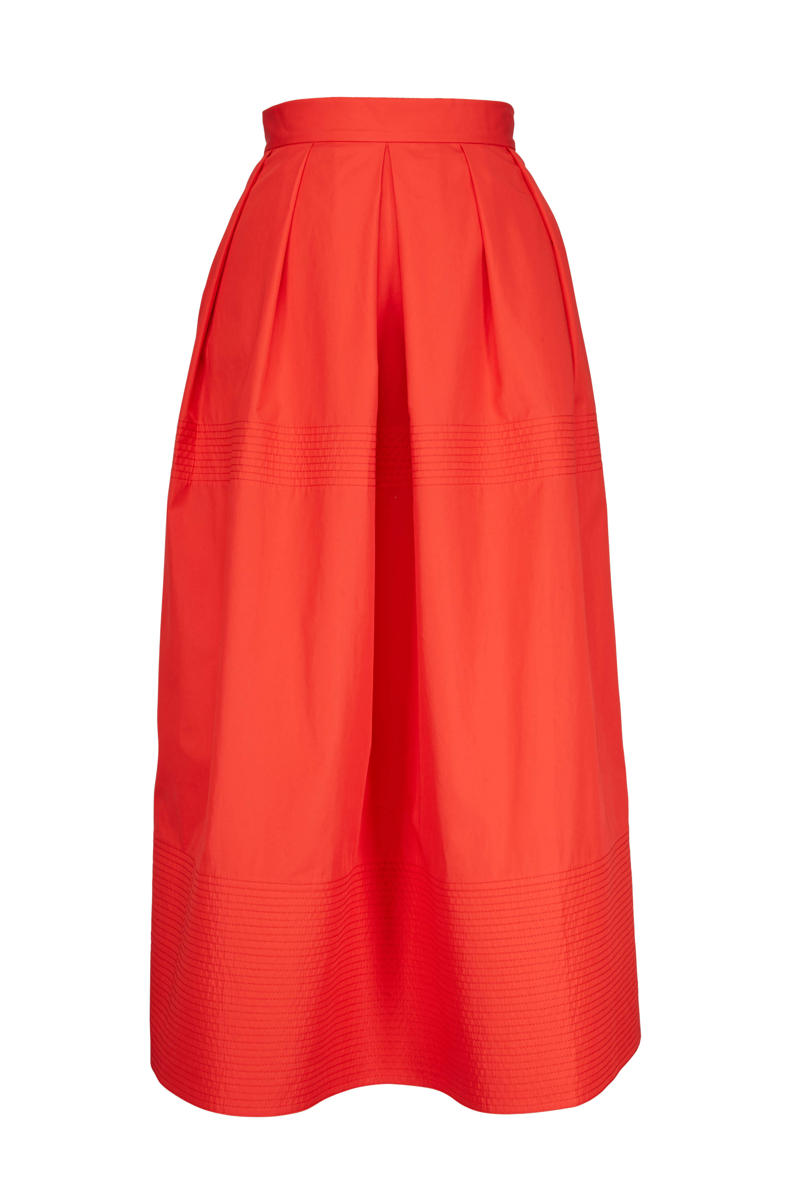 スカート ANTONELLI IGLESIAS_N9795_001 Skirts Midi skirt OSCAR DE LA RENTA Bellflower Guipure midi skirt - Enny Monaco