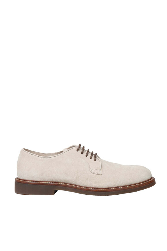ローファー・オックスフォード BRUNELLO CUCINELLI Women Laced up Shoes MZSFG2370C7680 Beige Women's flat shoes and loafers | Brunello Cucinelli