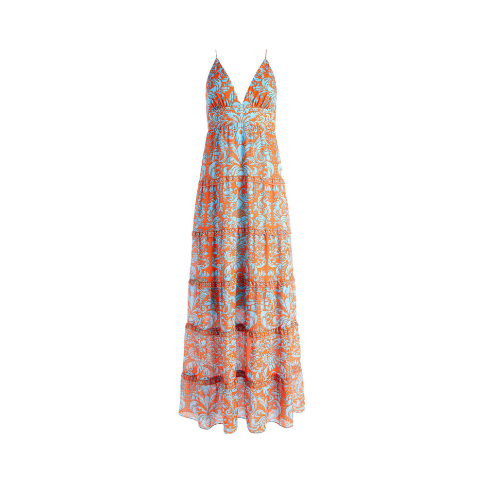 Alice & Olivia - Forever Yours Sienna Karolina Tiered Maxi Dress