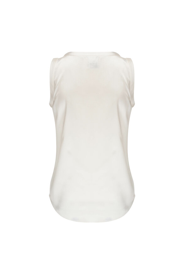 Lafayette 148 New York Perla Cloud Silk Reversible Tank - view 2