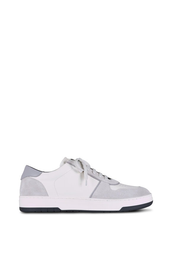 To Boot New York Lennon White Leather & Suede Sneaker - view 3