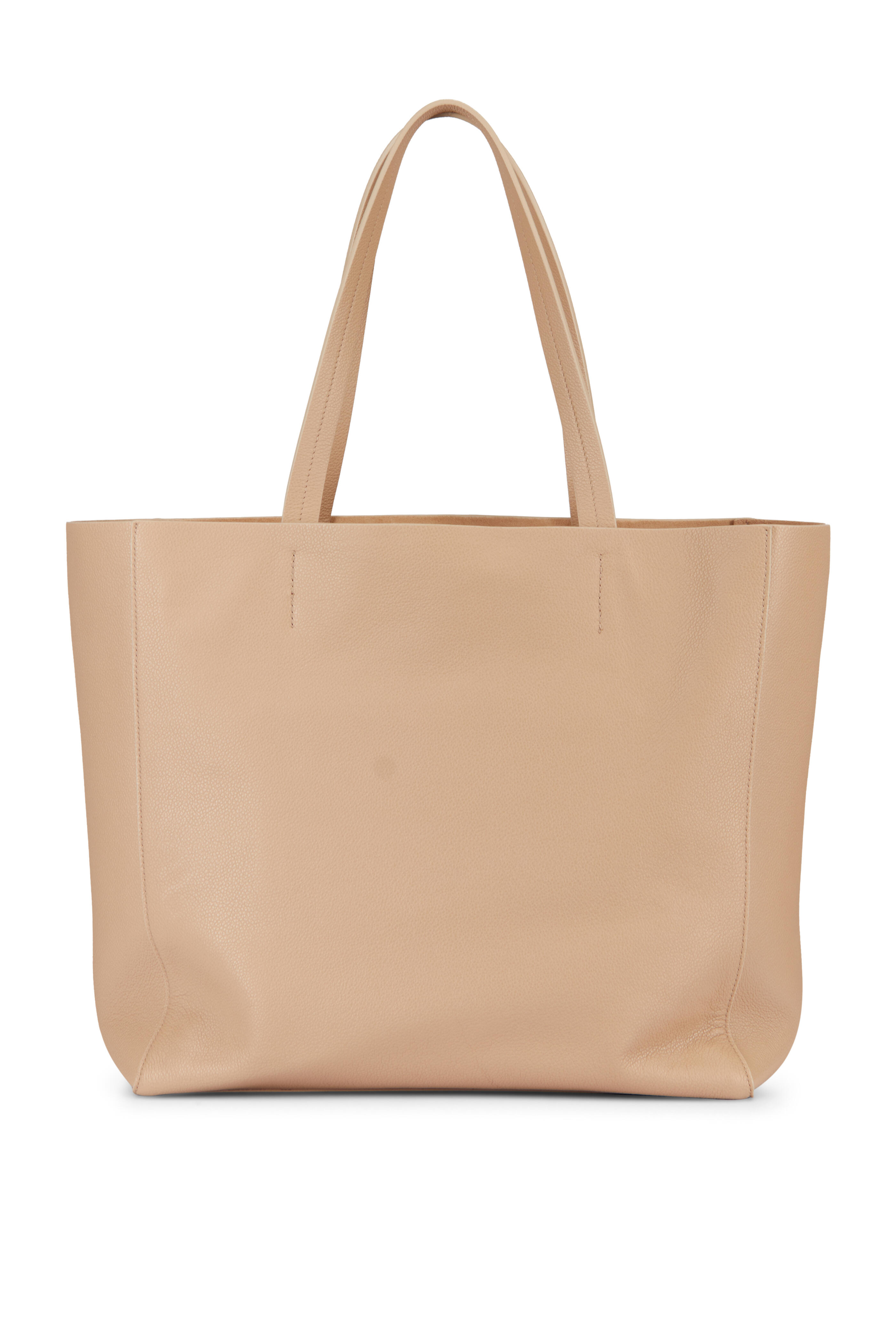 Nili Lotan - Medium Keith Soft Khaki Leather Tote - view 2