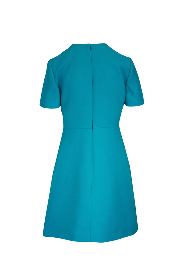 Valentino Celestial Crepe Couture Mini Dress - view 4