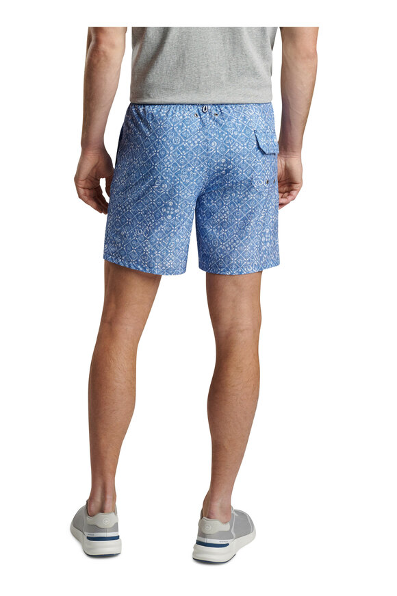 Peter Millar - Moon Blue Beachcomber Swim Trunks