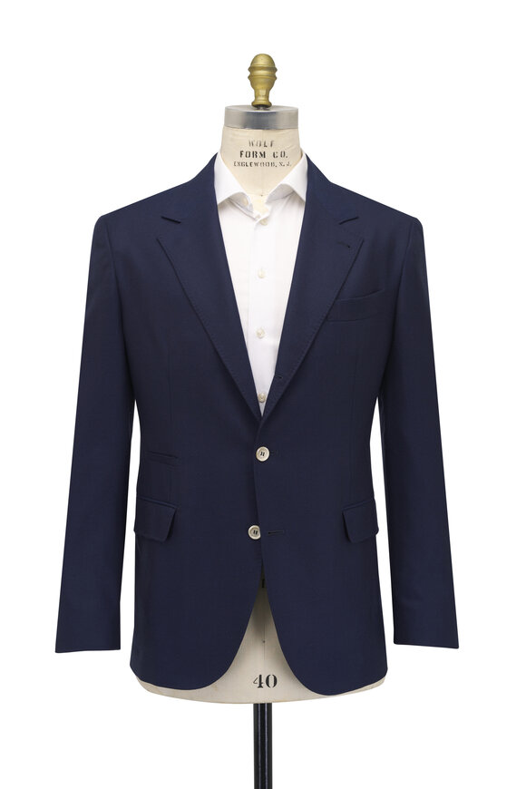 Brunello Cucinelli Blue Cashmere Sportcoat - view 2