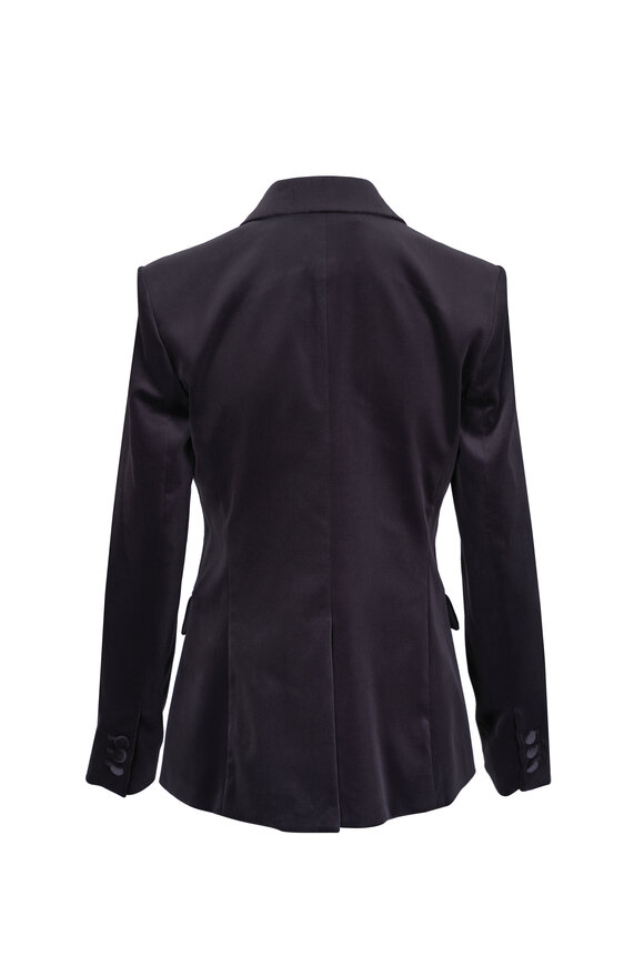 Dorothee Schumacher Elegance Softness Graphite Velvet Jacket - view 3