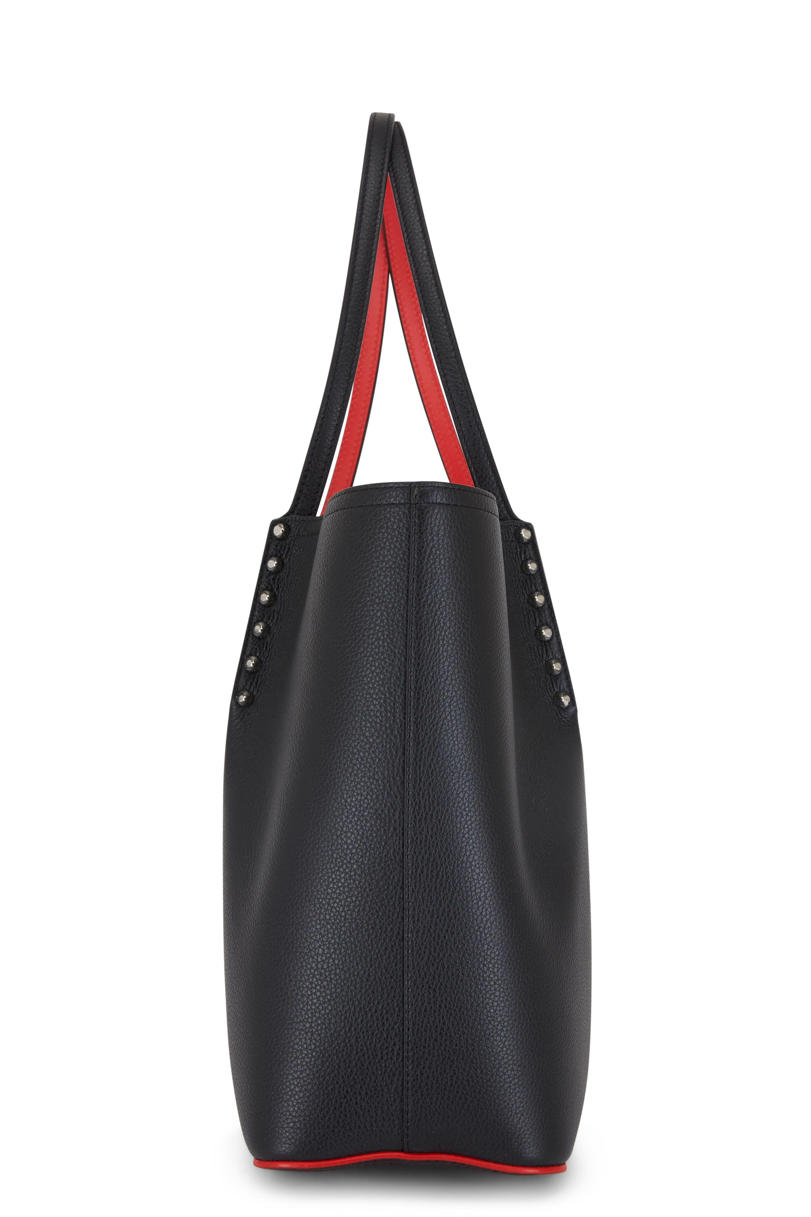 Christian Louboutin - Cabarock Black Leather Large Tote Bag