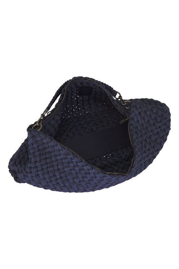 Naghedi Medium Porto Half-Moon Double Weave Shoulder Bag - view 4