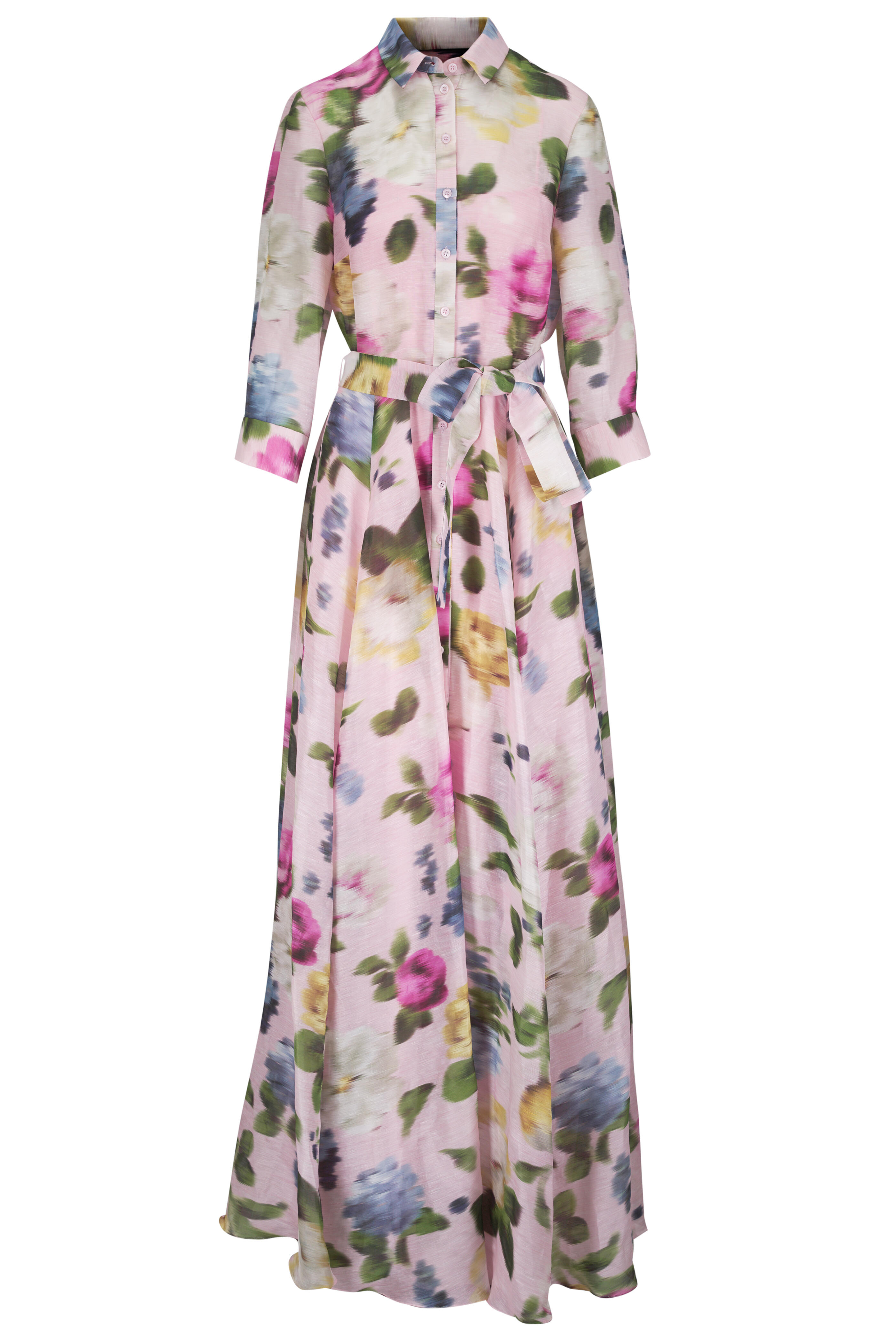 Carolina Herrera - Rosewater Multi Trench Gown - view 1