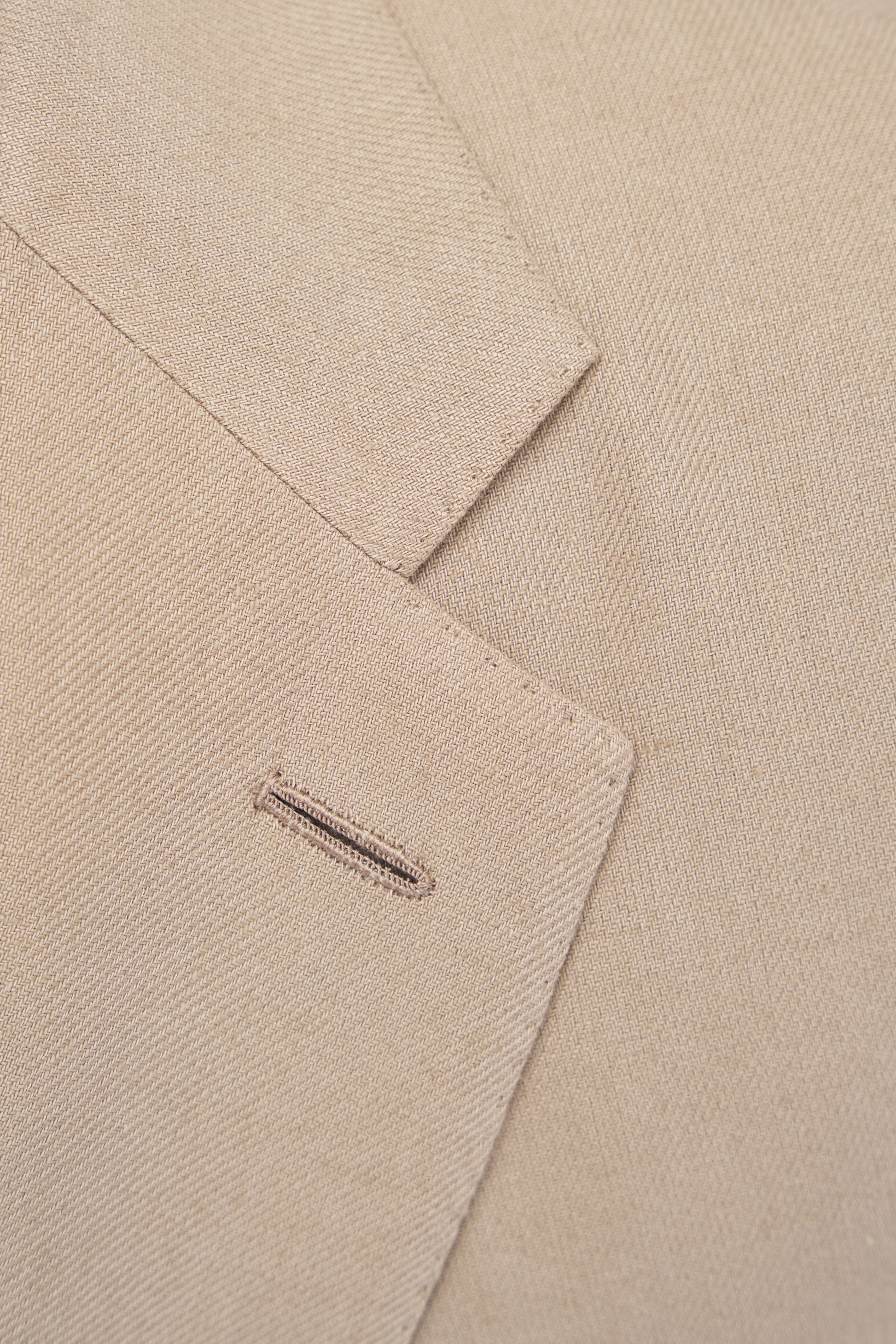Loro Piana - Torino Elmwood Beige Linen Jacket