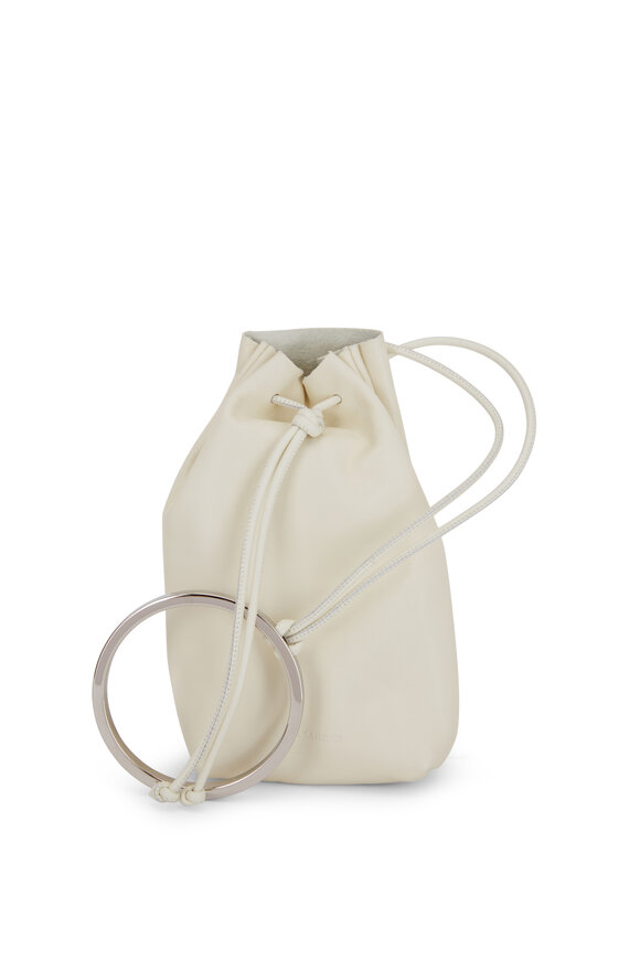 Jil Sander - Yogurt Leather Bracelet Handle Mini Bucket Bag