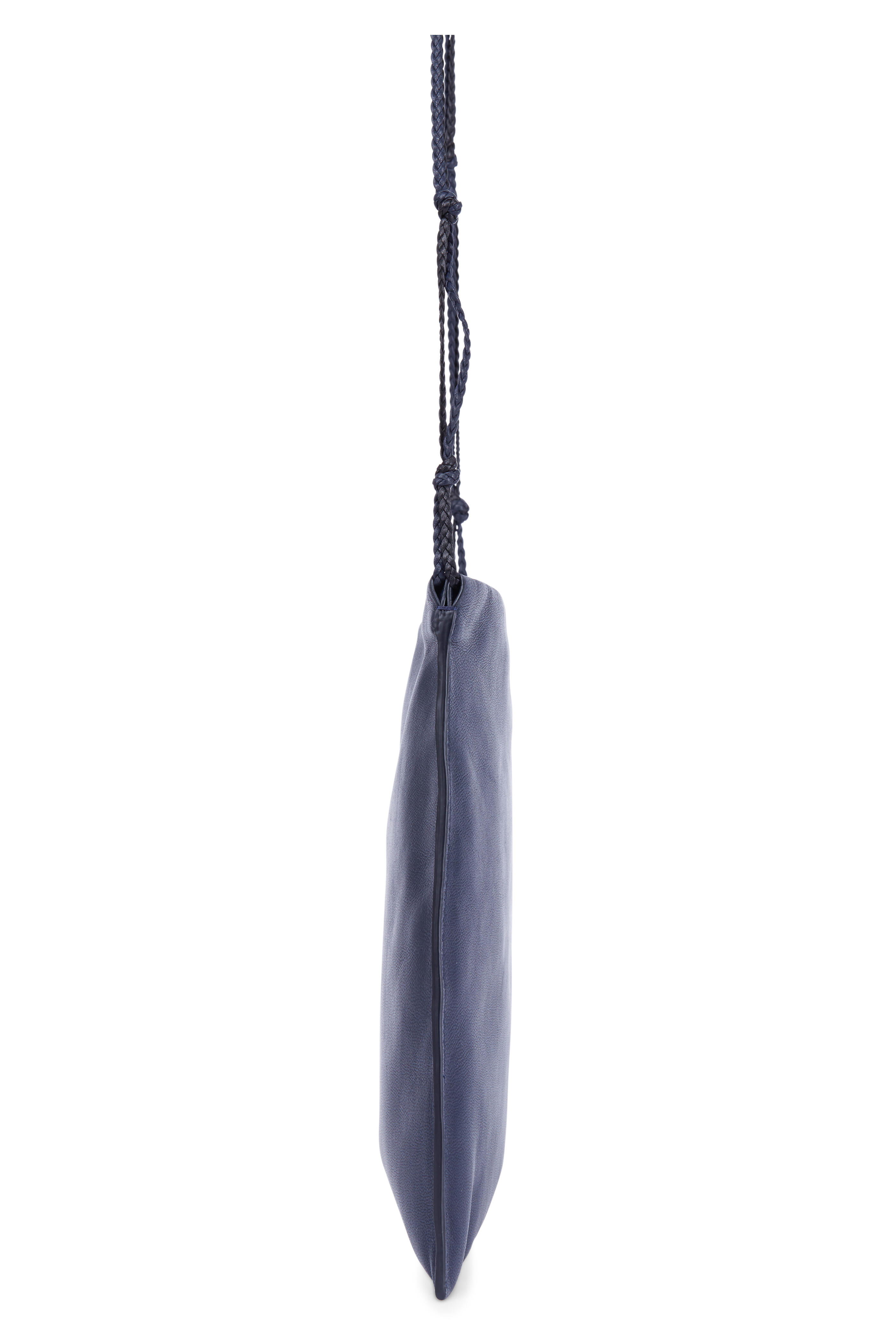 The Row - Navy Blue Leather Medicine Pouch | Mitchell Stores