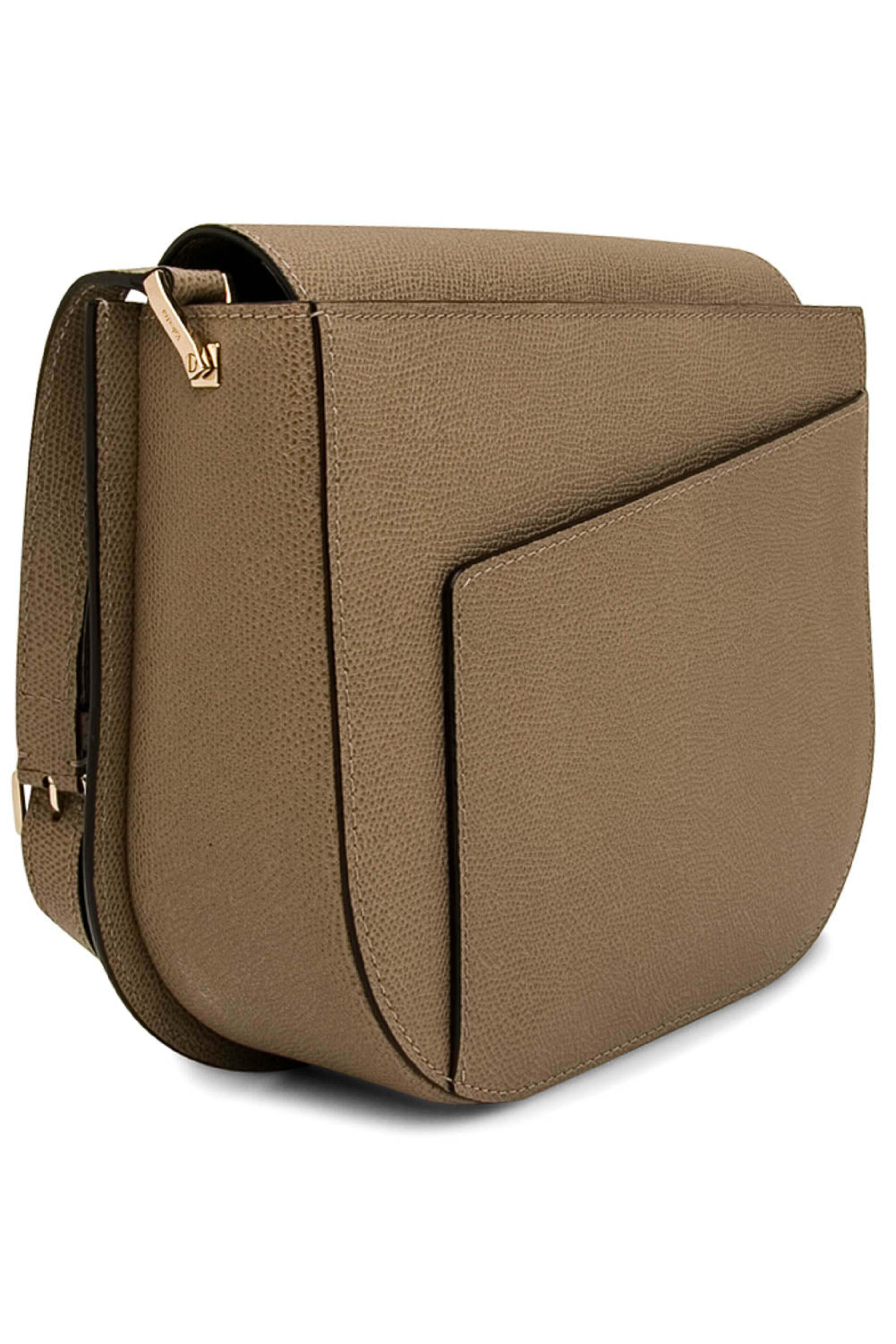 Valextra - Twist Crossbody Bag in Oyster