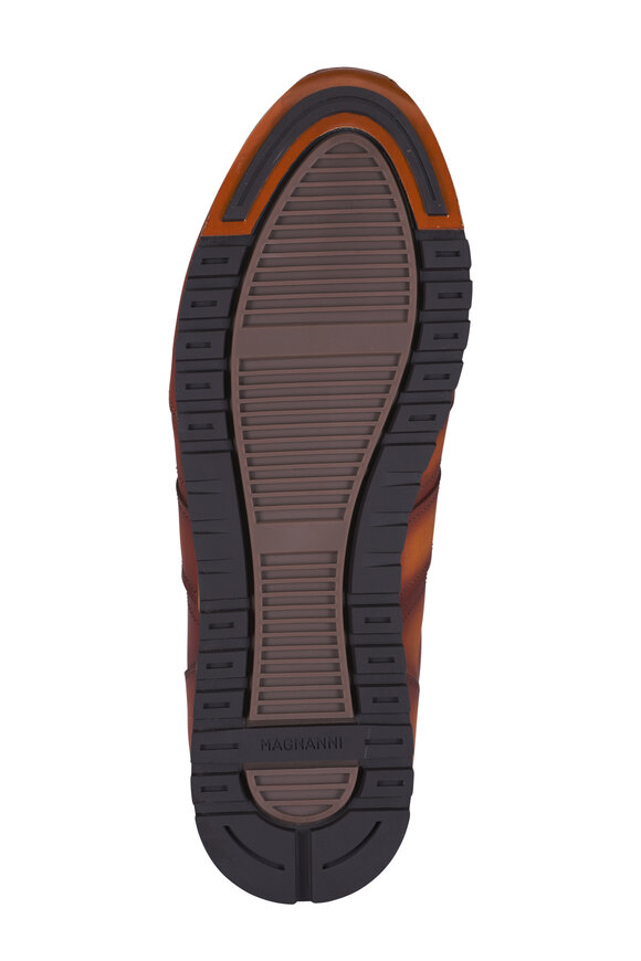 Magnanni Ventura Brown Leather Low Top Sneaker - view 5
