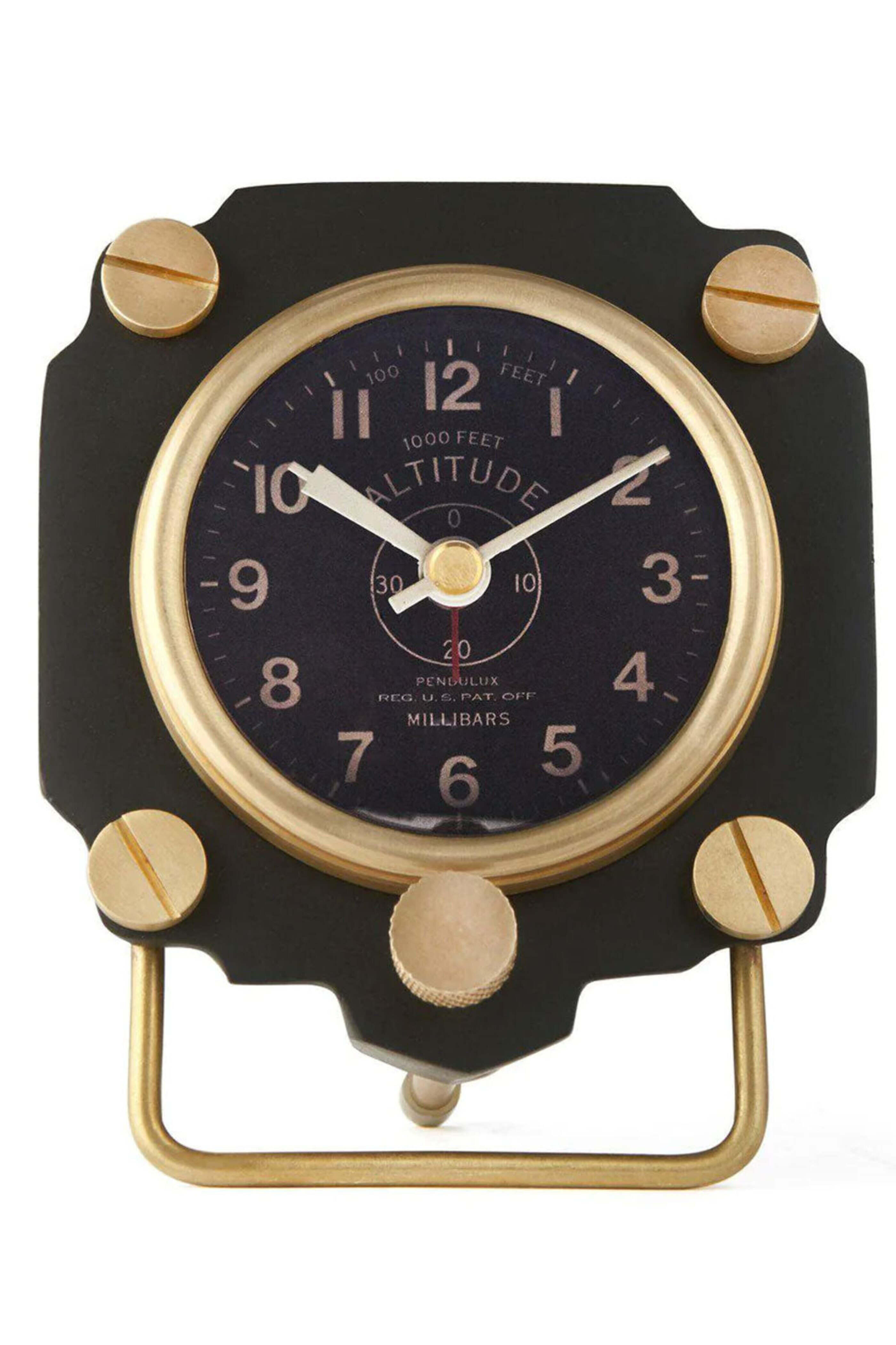 Pendulux - Altimeter Alarm Clock in Black